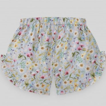 CONJUNTO PLAYERA C/ SHORT FLORES ALECRIN NIÑA DE 6M-4 AÑOS