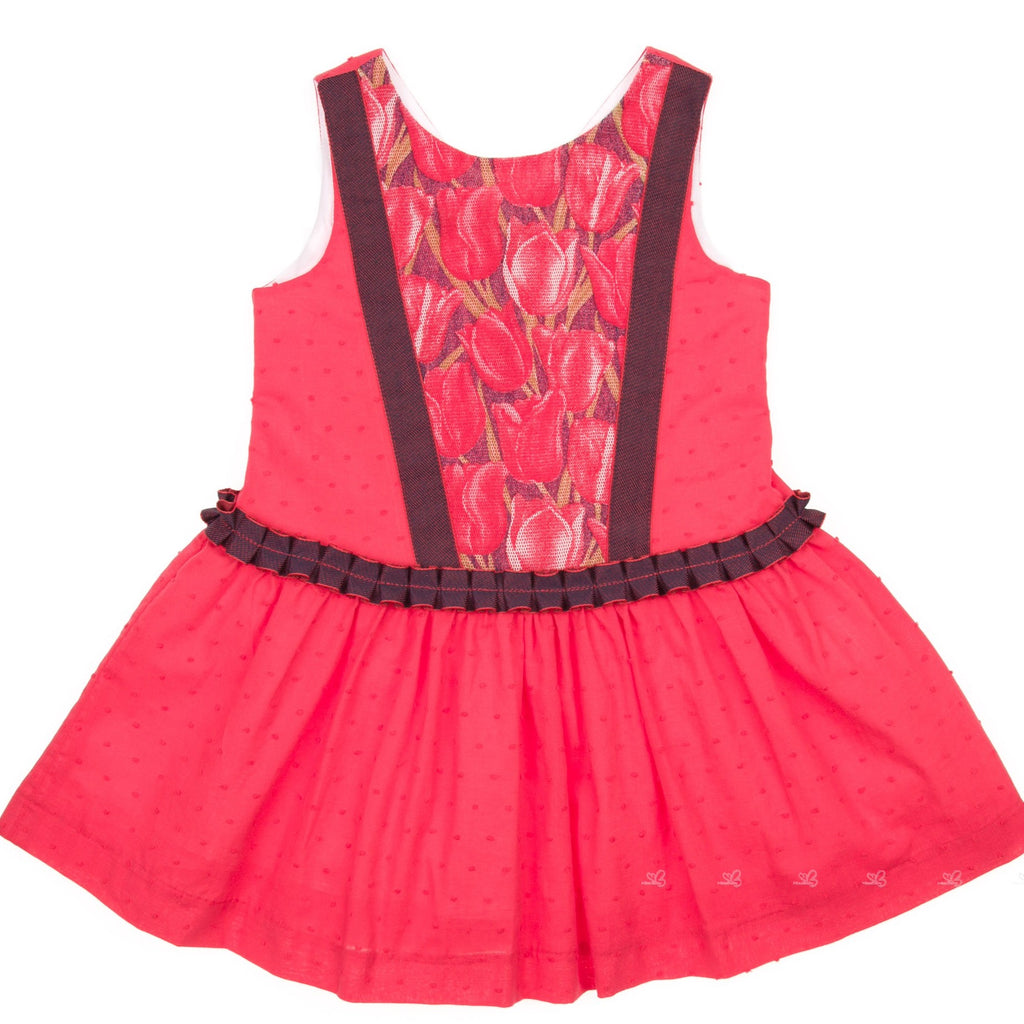 VESTIDO TULIPANES ROJO - Kokoletty Moda Infantil