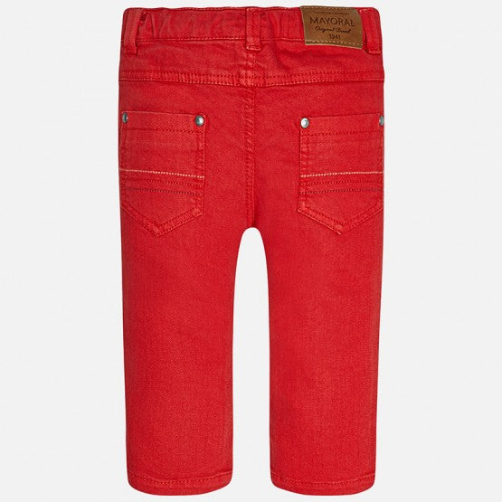 PANTALÓN SLIM FIT ROJO