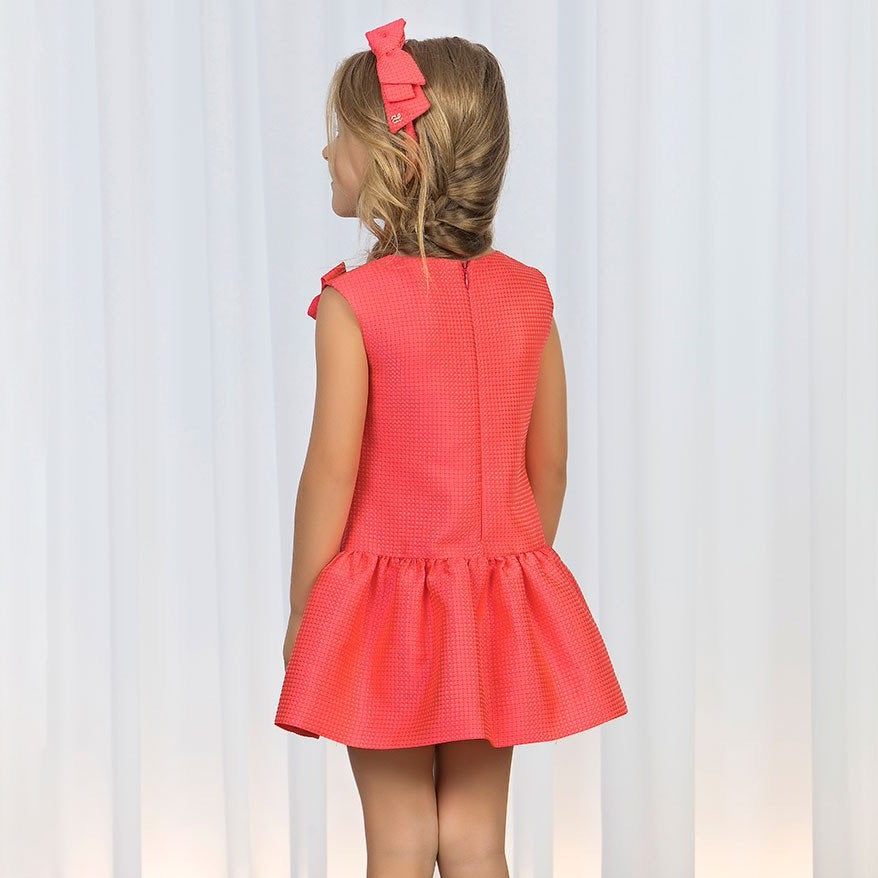 VESTIDO MOÑO SANDIA - Kokoletty Moda Infantil