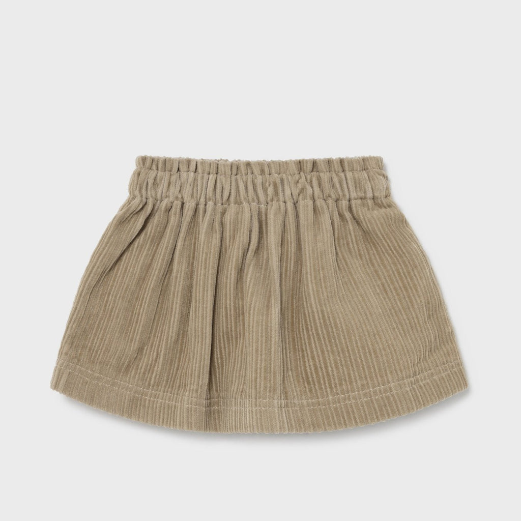 FALDA PANA BEBE NIÑA BEIGE