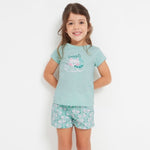 PIJAMA SHORT ALGODON NIÑA DE 2-12 AÑOS