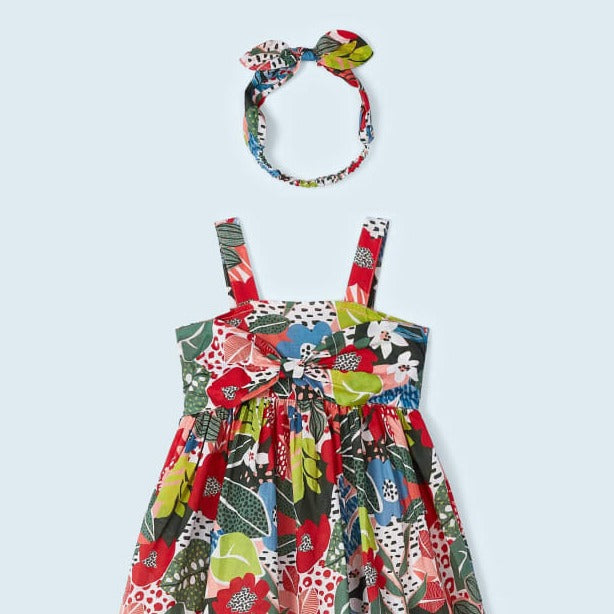 VESTIDO CON DIADEMA A JUEGO NIÑA DE 2-8 AÑOS