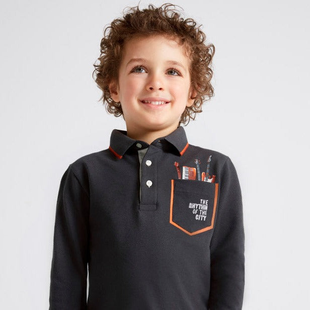 POLO M/L OXIDO NIÑO DE 2-8 AÑOS