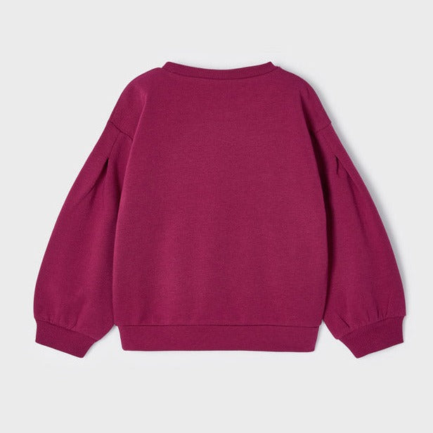 SUDADERA NIÑA GROSELLA NIÑA DE 2-8 AÑOS