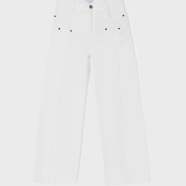 PANTALON BLANCO NIÑA DE 8-18 AÑOS