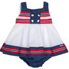 VESTIDO CON CALZÓN Y GORRO MARINERO - Kokoletty Moda Infantil
