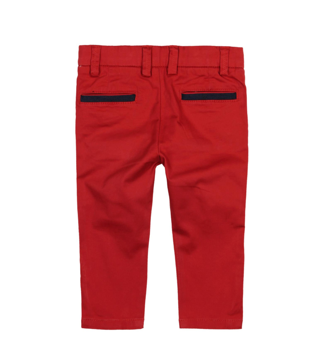Pantalón bombacho tartán rojo - Numabela - Moda infantil