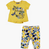 CONJUNTO PLAYERA CON LEGGINGS AMARILLO - Kokoletty Moda Infantil