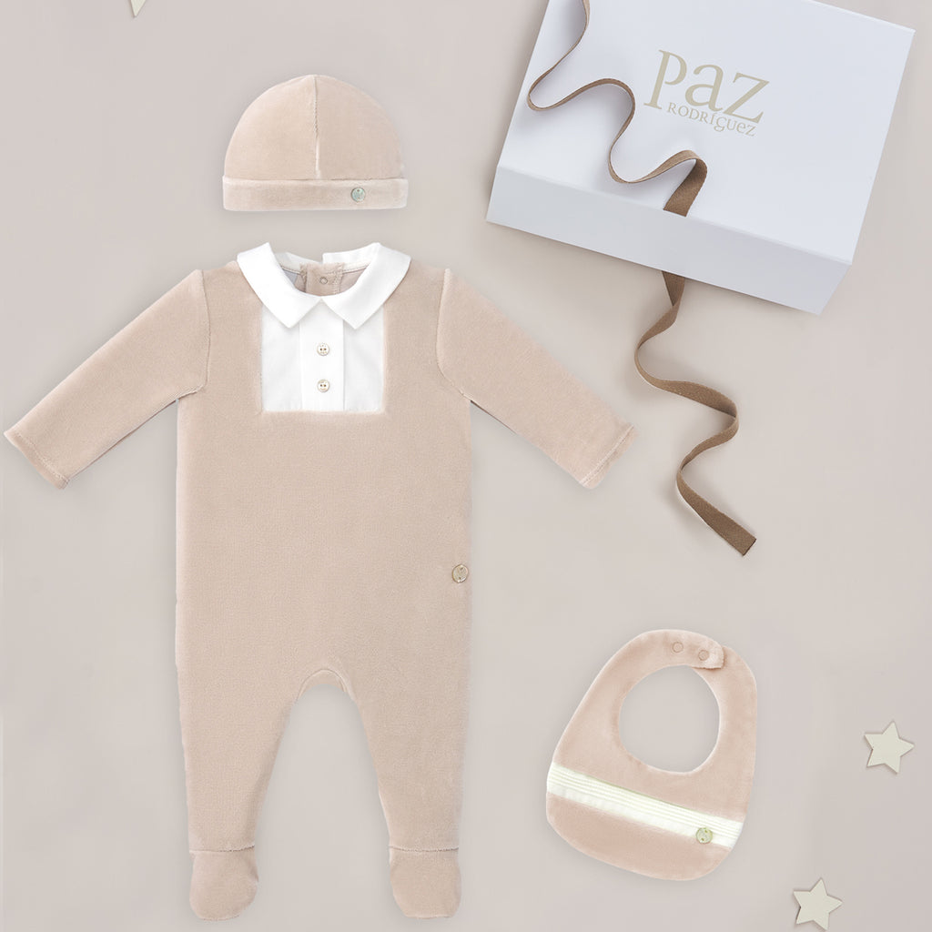 MAMELUCO VELOUR TERNURA BEBE NIÑO