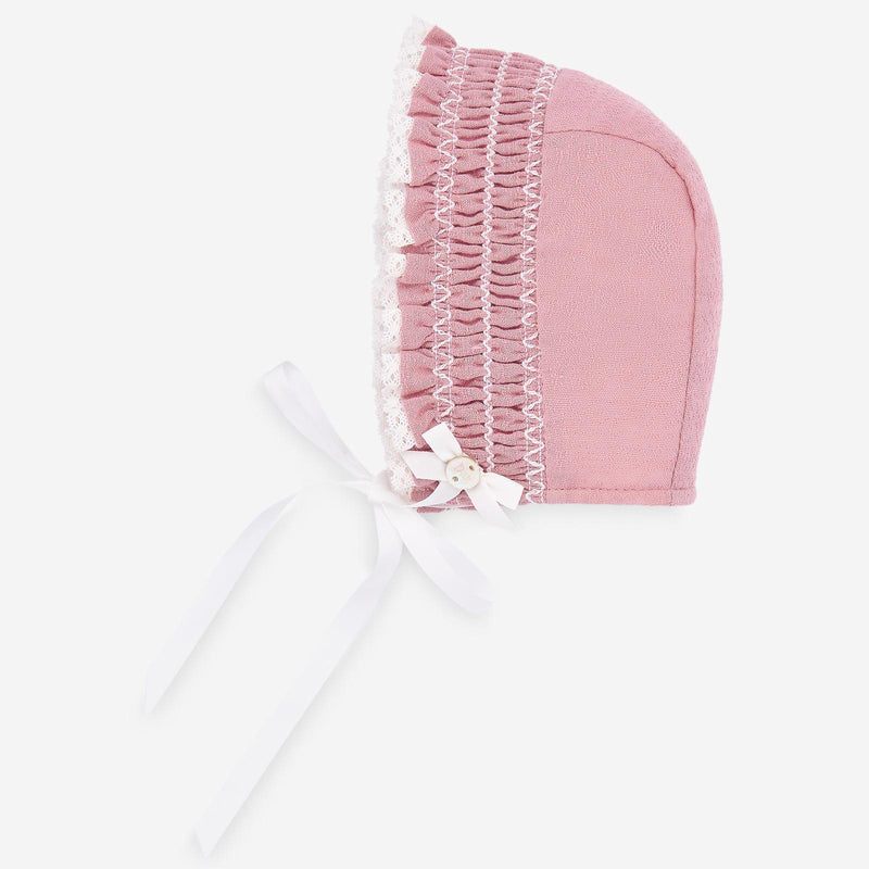 GORRO TELA CON SMOG ROSA NOSTALGIA