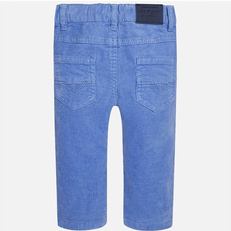 PANTALÓN PANA CELESTE SLIM FIT